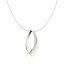 Colgante atractivo, plata 925 con Circonitas Swarovski con cadena